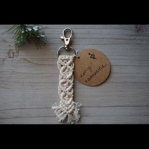 Macrame keychain